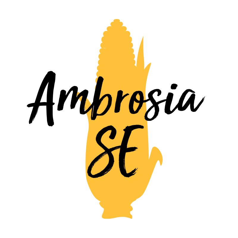 A simple outline of a Ambrosia SE corn cob.