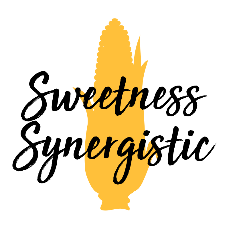 A simple outline of a Sweetness Syngergistic corn cob.