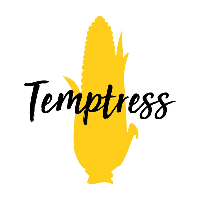 A simple outline of a Temptress corn cob.
