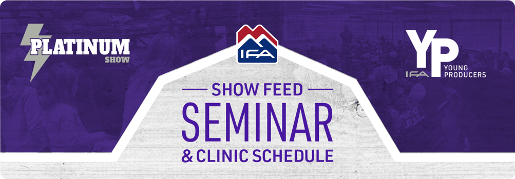 IFA Show Feed Seminar & Clinic Schedule