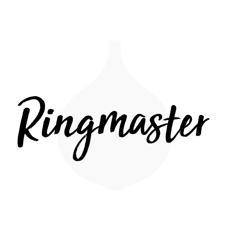 A simple outline of a Ringmaster onion.