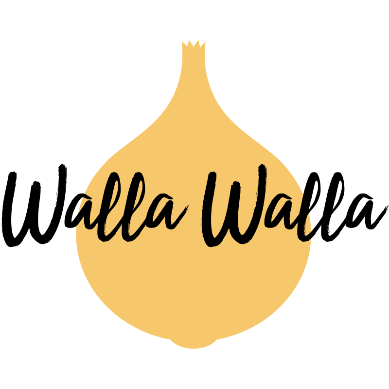 A simple outline of a Walla Walla onion.