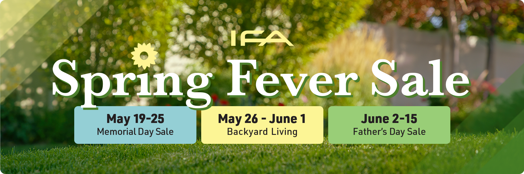 IFA Spring Fever Sale IFA Spring Fever Sale